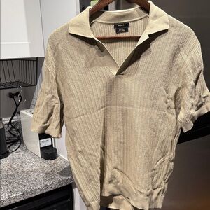 Massimo Dutti olive Polo Shirt